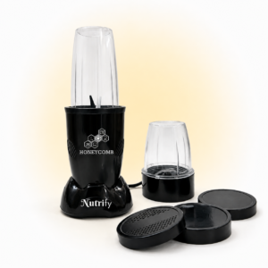HONEYCOMB NUTRIFY 450W | Nutri Mixer Grinder 2 Jars  ( Jet Black )