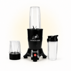 HONEYCOMB NUTRIFY 450W Pro | Nutri Mixer Grinder 3 Jars  ( Jet Black )