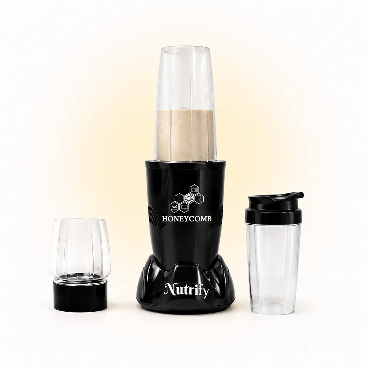 HONEYCOMB NUTRIFY 450W | Nutri Mixer Grinder 3 Jars ( Jet Black )