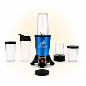 HONEYCOMB NUTRIFY 450W Pro | Nutri Mixer Grinder 5 Jars  ( Turquoise )