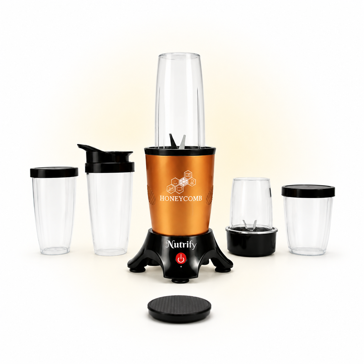 HONEYCOMB NUTRIFY 450W Pro | Nutri Mixer Grinder 5 Jars ( Copper )