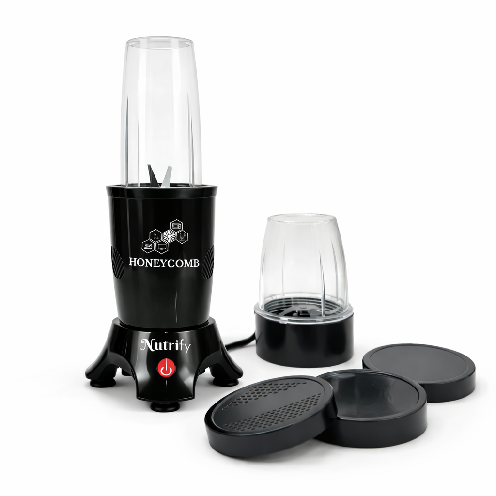 HONEYCOMB NUTRIFY 450W Pro | Nutri Mixer Grinder 2 Jars ( Jet Black ) - Image 2
