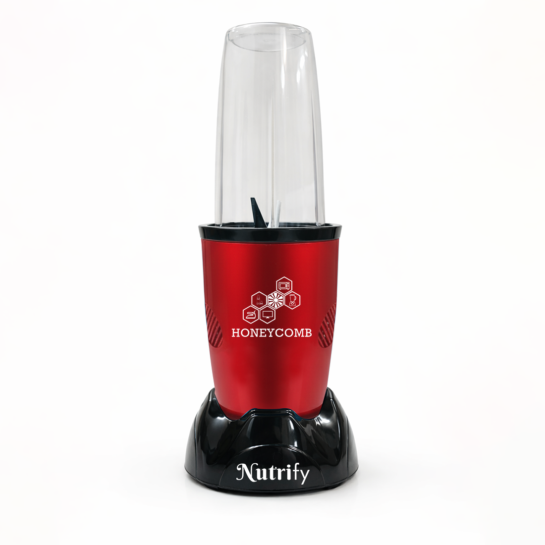 HONEYCOMB NUTRIFY 450W | Nutri Mixer Grinder 3 Jars ( Cranberry Red ) - Image 4