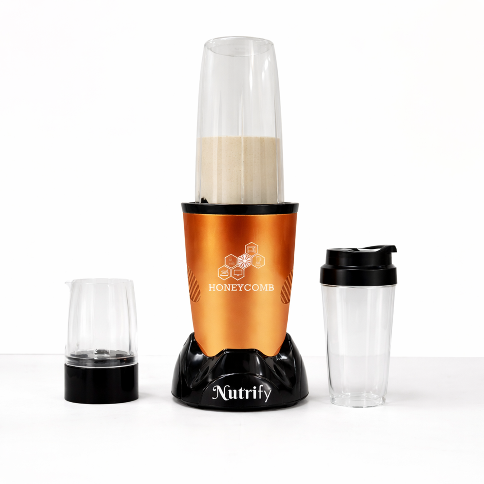 HONEYCOMB NUTRIFY 450W | Nutri Mixer Grinder 3 Jars ( Copper ) - Image 3