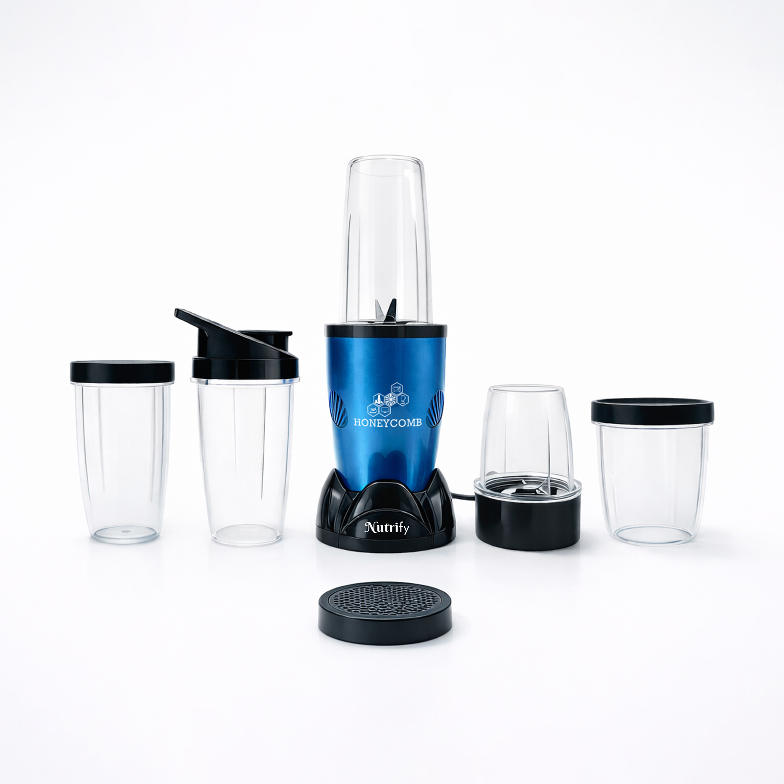 HONEYCOMB NUTRIFY 450W | Nutri Mixer Grinder 5 Jars ( Turquoise ) - Image 3